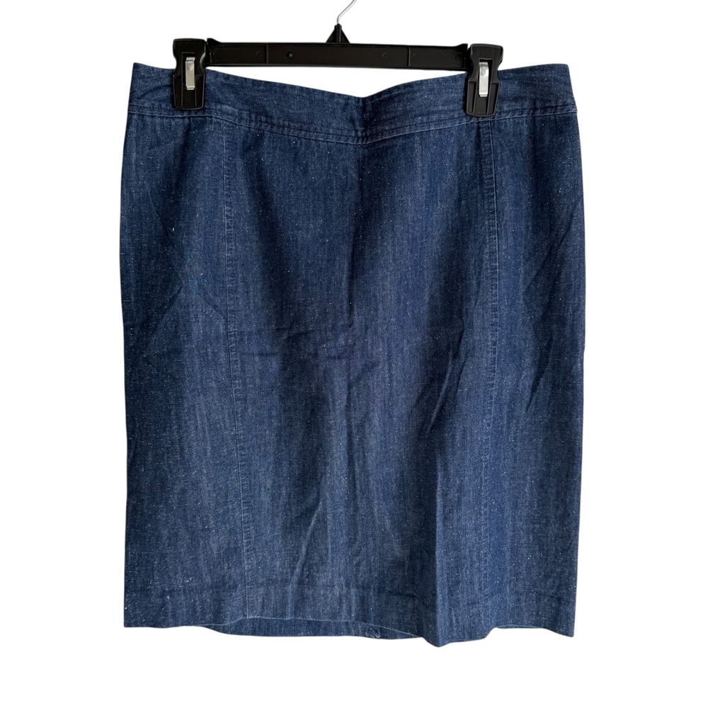 ANN‎ TAYLOR LOFT Blue Denim Ladies Skirt, 10